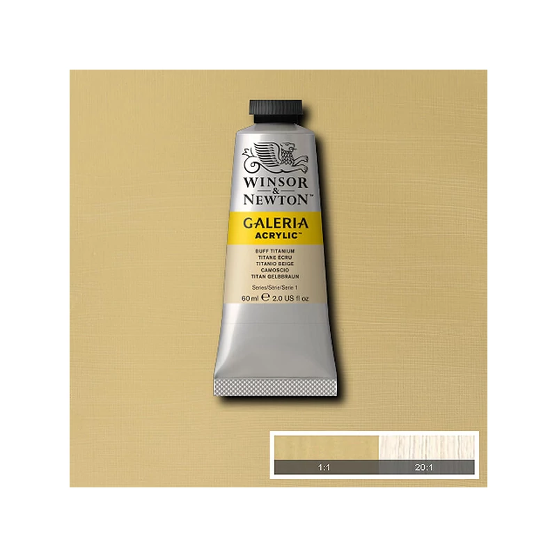 Winsor&Newton Galeria akrilna boja, 60 ml - 060, buff titanium