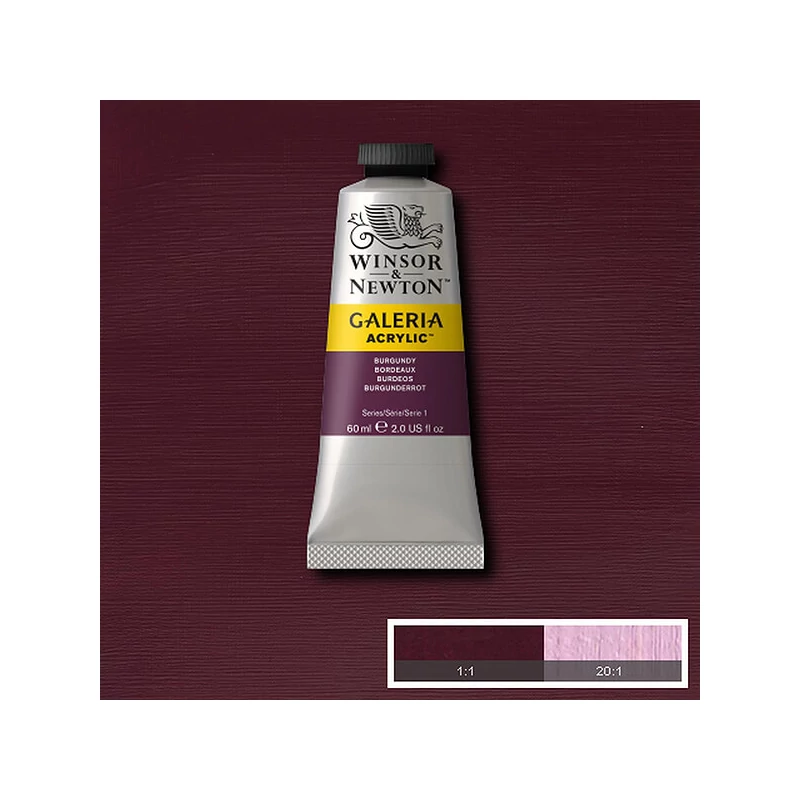 Winsor&Newton Galeria akrilna boja, 60 ml - 075, burgundy