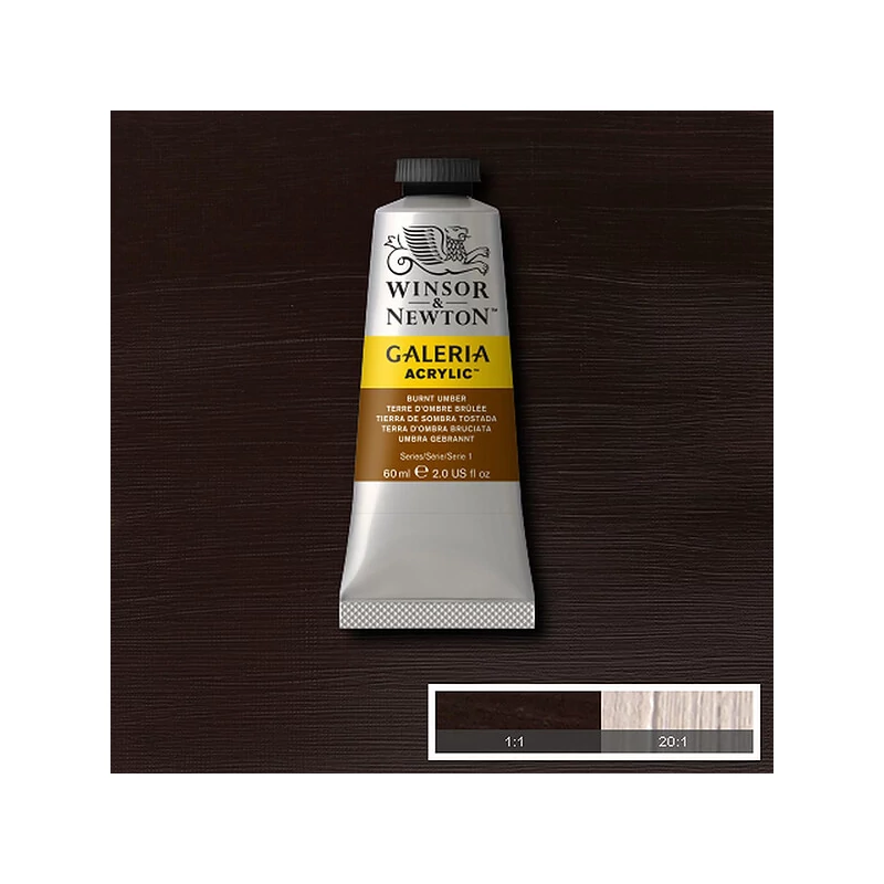 Winsor&Newton Galeria akrilna boja, 60 ml - 076, burnt umber