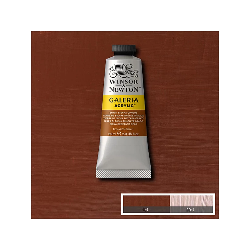 Winsor&Newton Galeria akrilna boja, 60 ml - 077, burnt sienna opaque