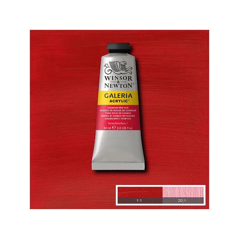 Winsor&Newton Galeria akrilna boja, 60 ml - 095, cadmium red hue