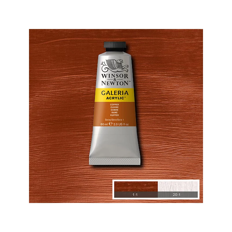 Winsor&Newton Galeria akrilna boja, 60 ml - 214, copper