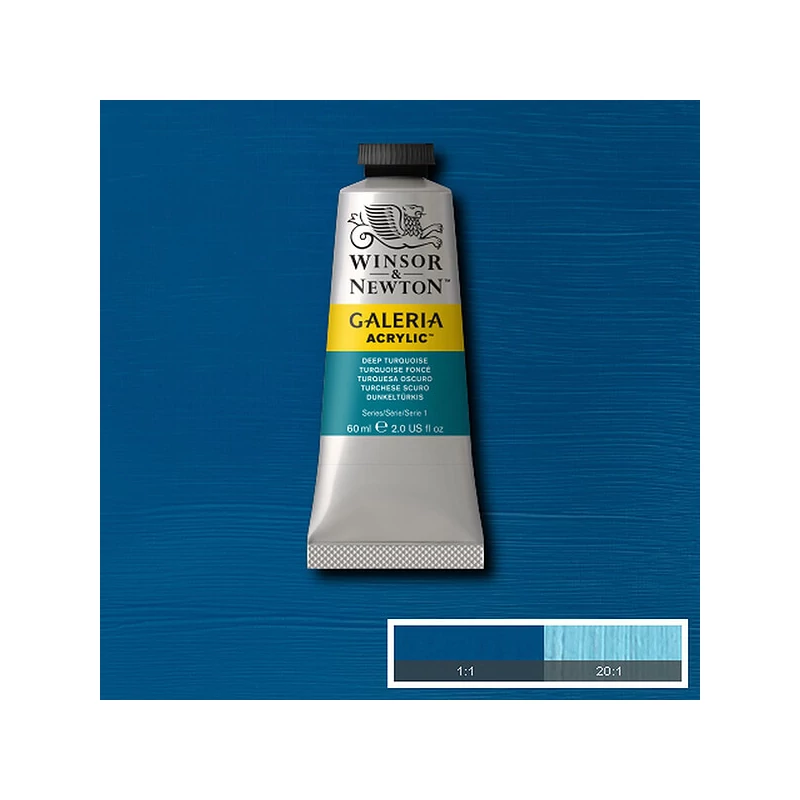 Winsor&Newton Galeria akrilna boja, 60 ml - 232, deep turquoise