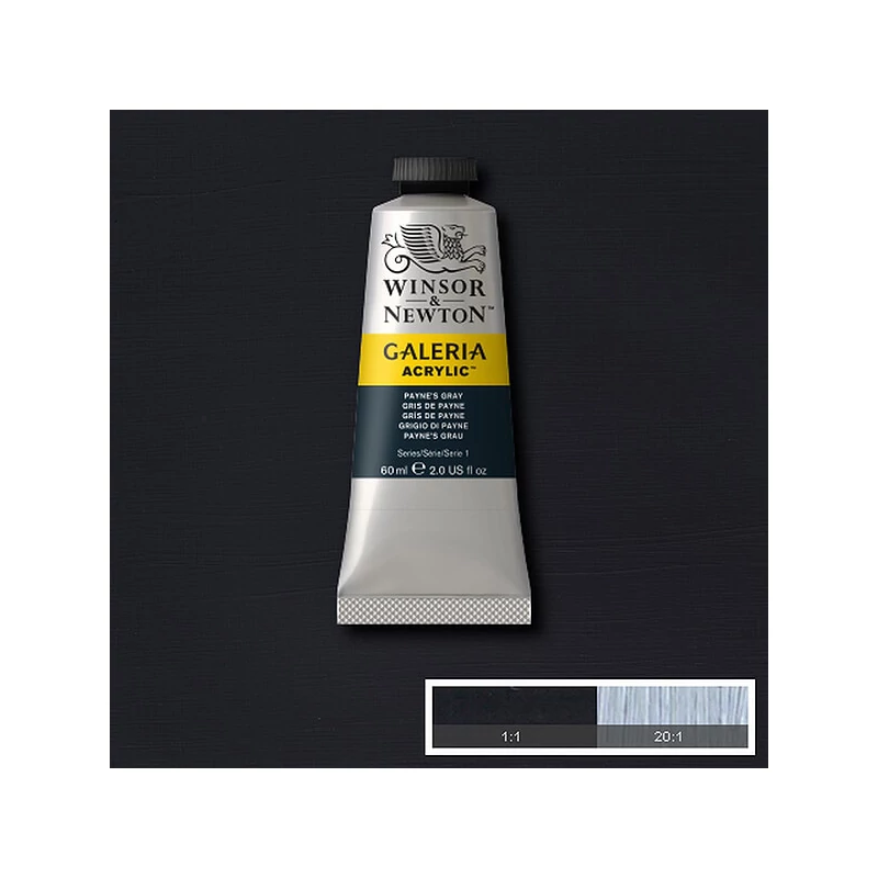 Winsor&Newton Galeria akrilna boja, 60 ml - 465, paynes gray