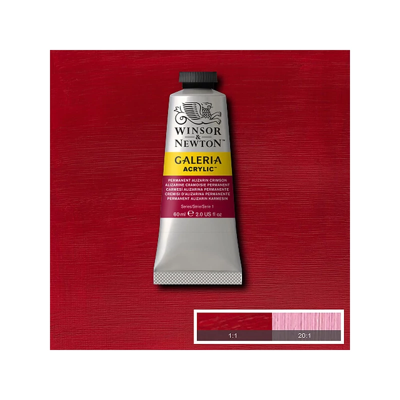 Winsor&Newton Galeria akrilna boja, 60 ml - 466, permanent alizarin crimson
