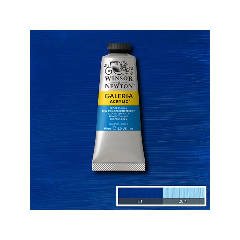 Winsor&Newton Galeria akrilna boja, 60 ml - 535, process cyan