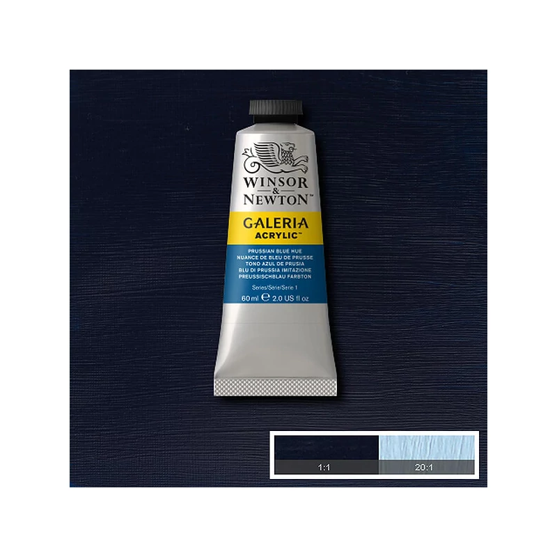 Winsor&Newton Galeria akrilna boja, 60 ml - 541, prussian blue hue
