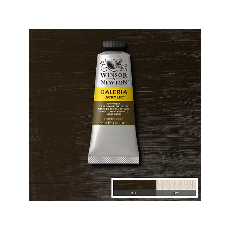 Winsor&Newton Galeria akrilna boja, 60 ml - 554, raw umber