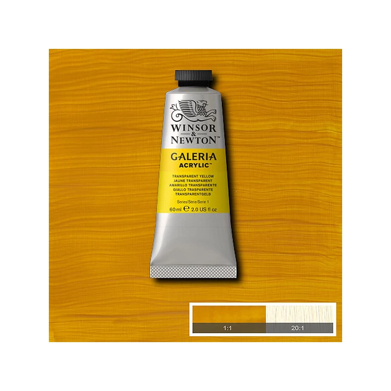 Winsor&Newton Galeria akrilna boja, 60 ml - 653, transparent yellow