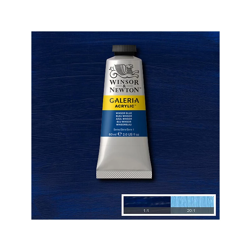 Winsor&Newton Galeria akrilna boja, 60 ml - 706, winsor blue