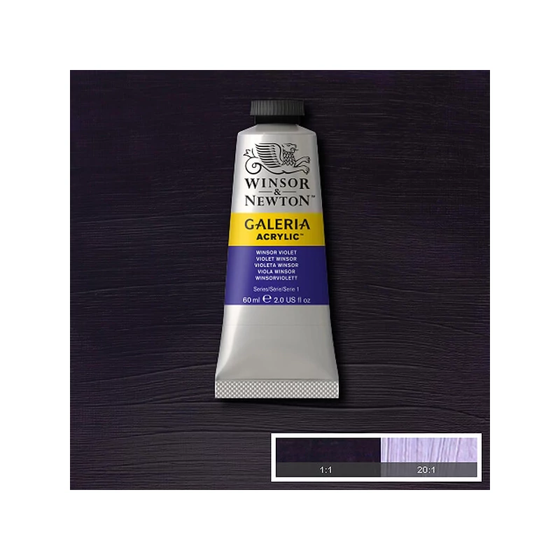 Winsor&Newton Galeria akrilna boja, 60 ml - 728, winsor violet
