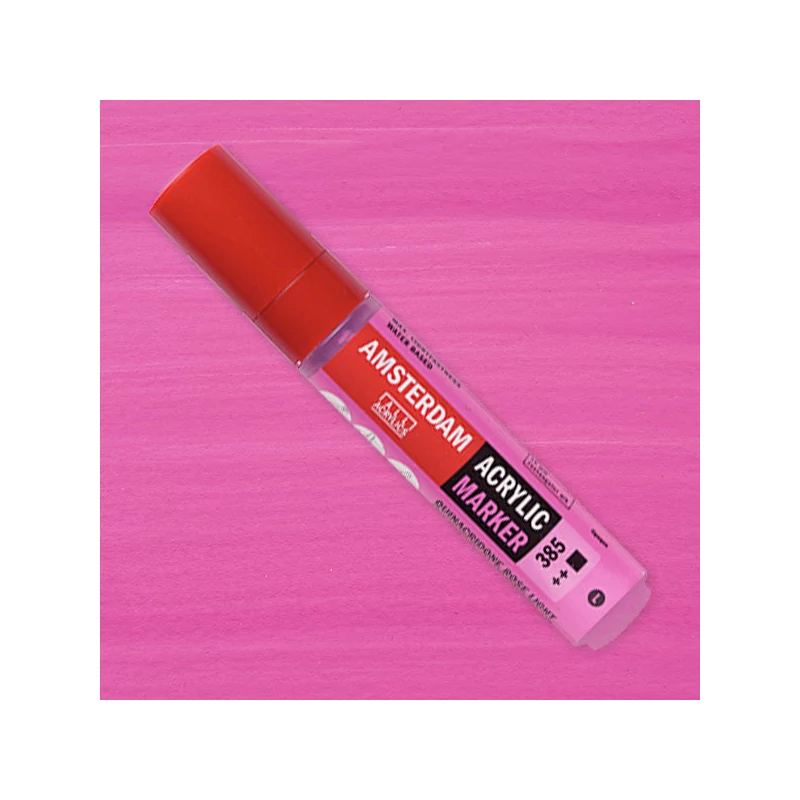 Talens Amsterdam akril filctoll, L, 385 - quinacridone rose light