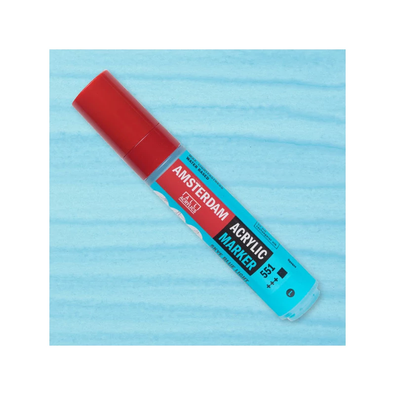 Talens Amsterdam akril filctoll, L, 551 - sky blue light
