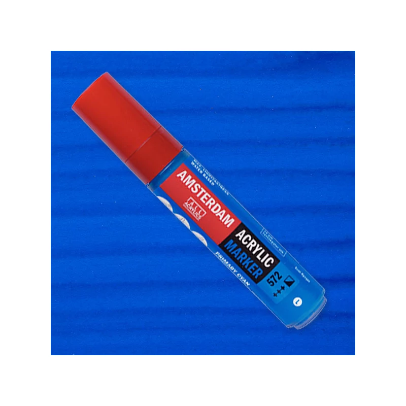 Talens Amsterdam akril filctoll, L, 572 - primary cyan