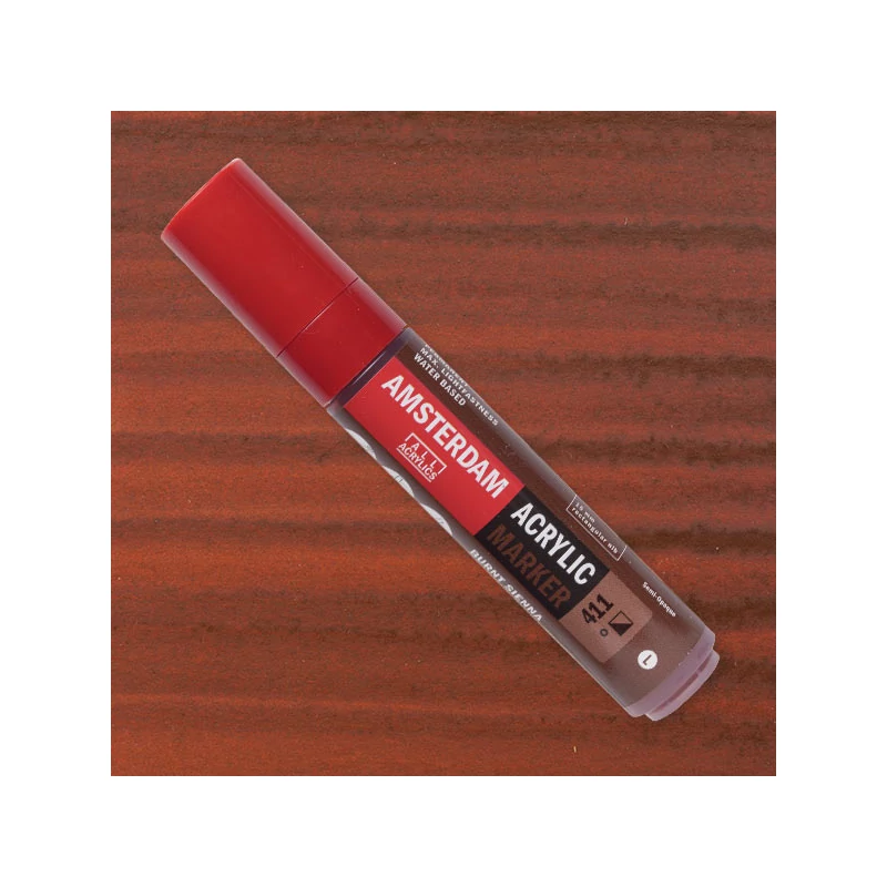 Talens Amsterdam akril filctoll, L, 411 - burnt sienna