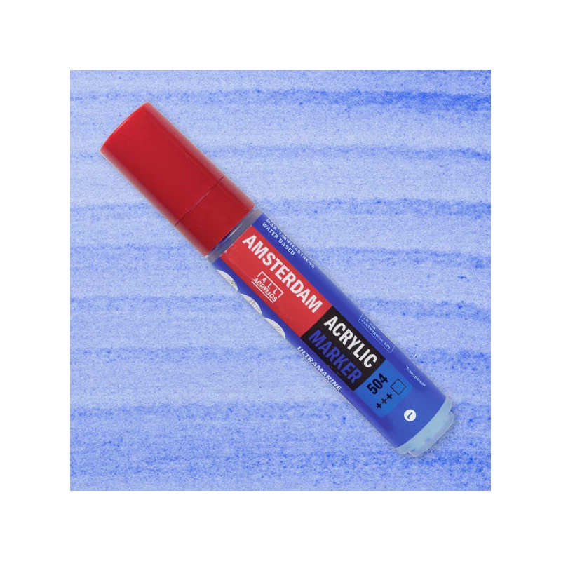 Talens Amsterdam akril filctoll, L, 504 - ultramarine