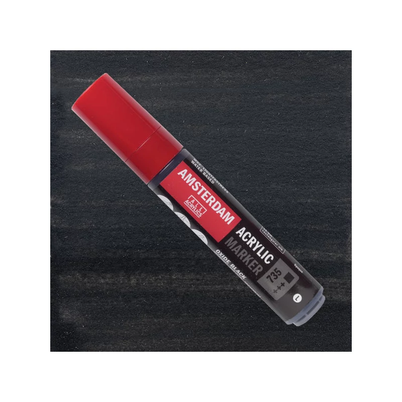 Talens Amsterdam akril filctoll, L, 735 - oxyde black