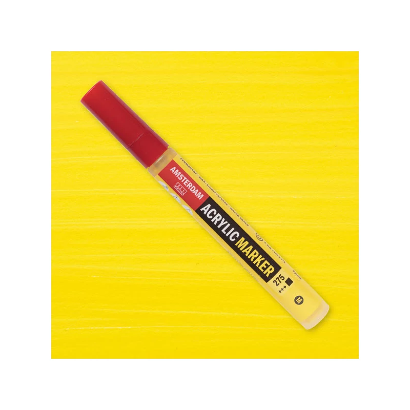 Talens Amsterdam akril filctoll, M, 275 - primary yellow
