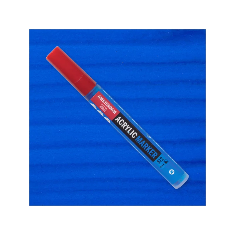 Talens Amsterdam akril filctoll, M, 572 - primary cyan