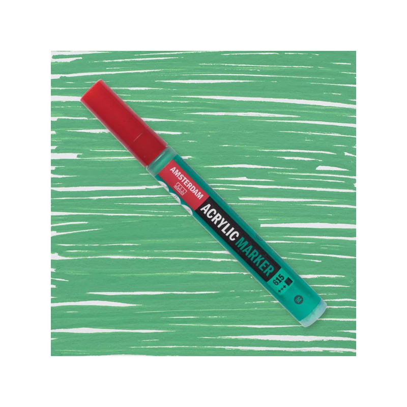 Talens Amsterdam akril filctoll, M, 615 - emerald green