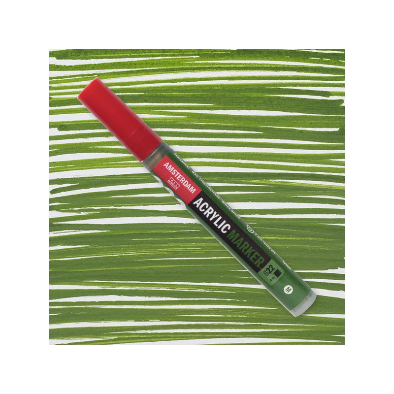 Talens Amsterdam akril filctoll, M, 622 - olive green deep
