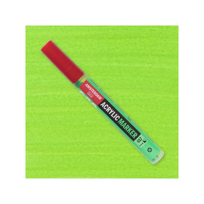 Talens Amsterdam akril filctoll, M, 617 - yellowish green