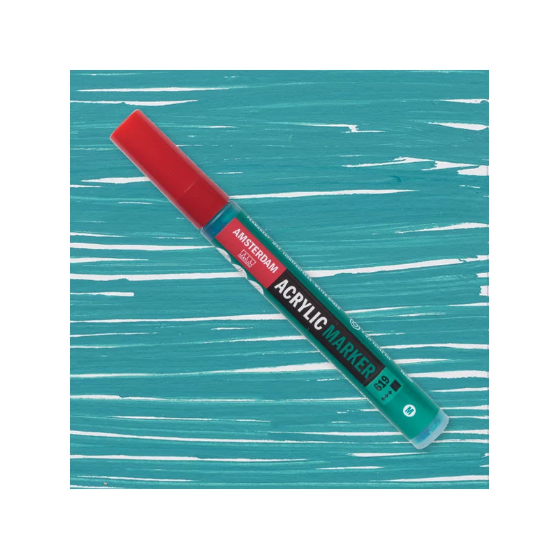 Talens Amsterdam akril filctoll, M, 619 - permanent green deep