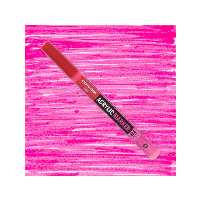 Talens Amsterdam akril filctoll, S, 384 - reflex rose