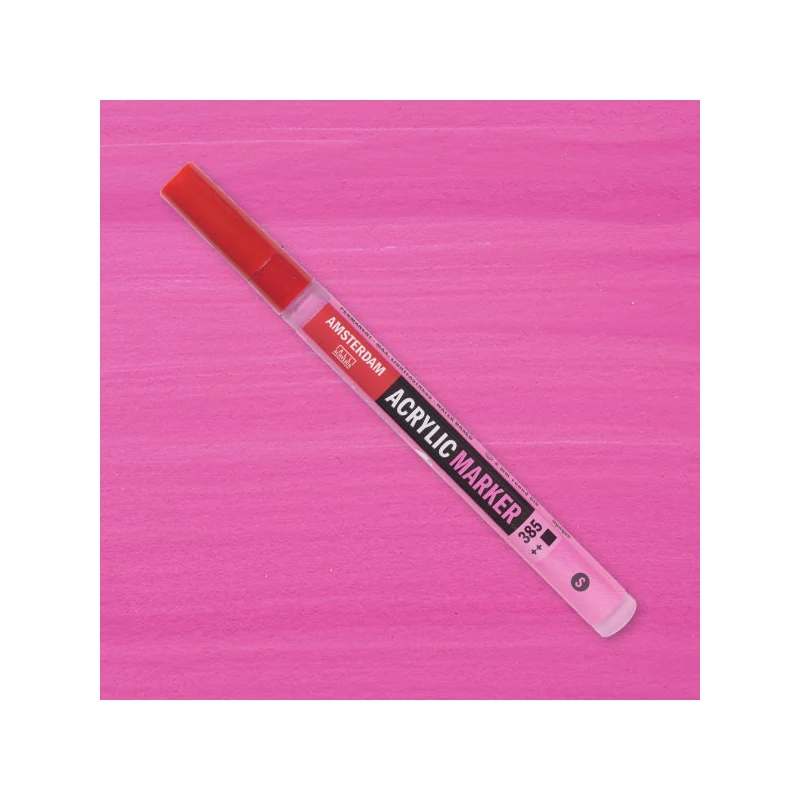 Talens Amsterdam akril filctoll, S, 385 - quinacridone rose light