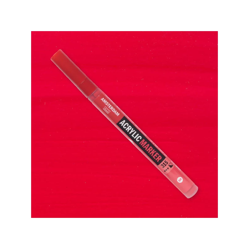 Talens Amsterdam akril filctoll, S, 315 - pyrrole red