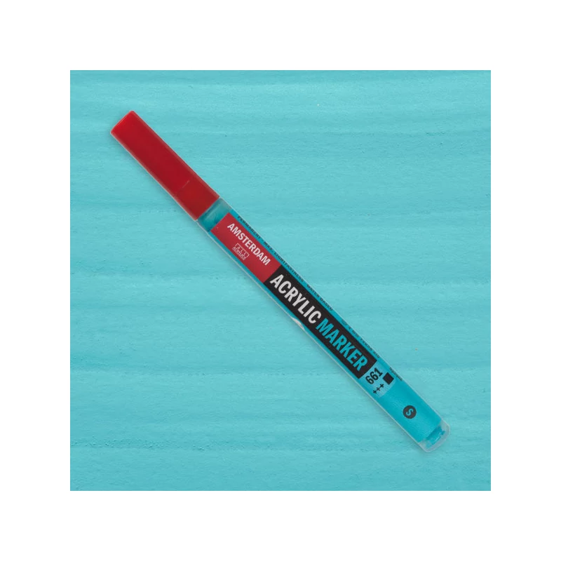 Talens Amsterdam akril filctoll, S, 661 - turquoise green