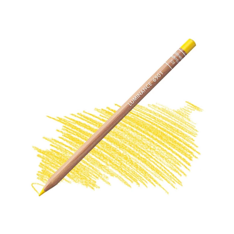 Caran d'Ache Luminance 6901 olovka u boji - 520, medium cadmium yellow (imitation)