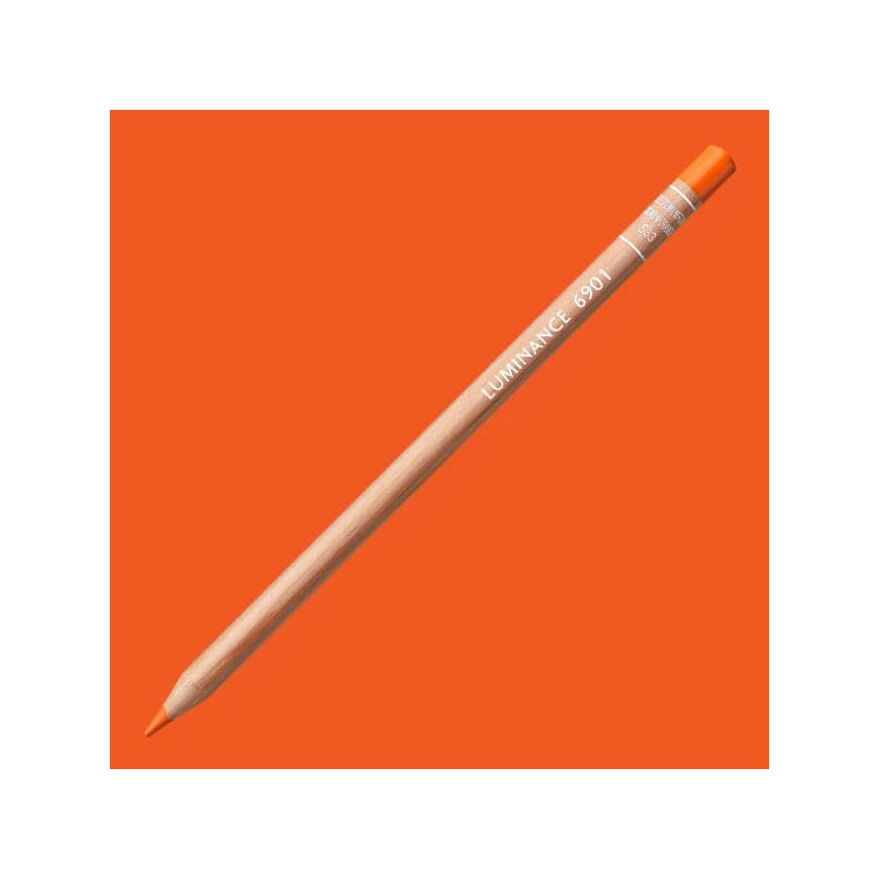 Caran d'Ache Luminance 6901 olovka u boji - 533, dark cadmium orange (imitation)