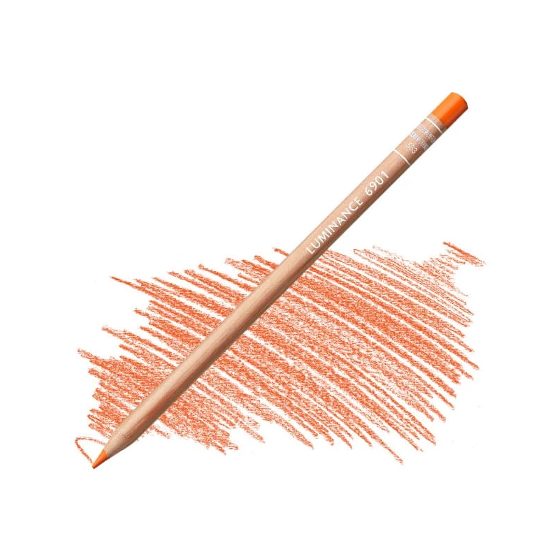 Caran d'Ache Luminance 6901 olovka u boji - 533, dark cadmium orange (imitation)