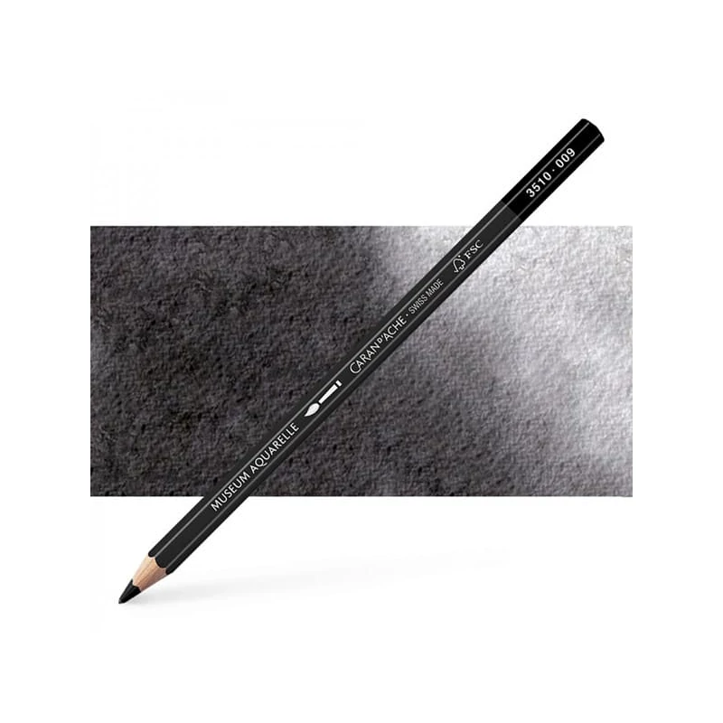 Caran d'Ache Museum akvarel olovka - 009, black