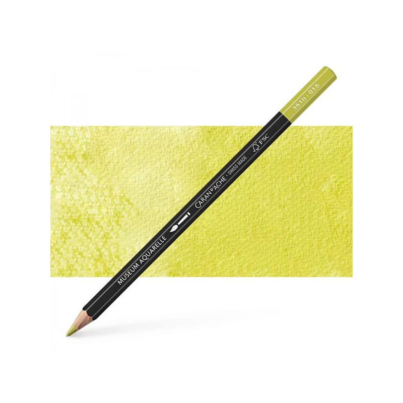 Caran d'Ache Museum akvarel olovka - 015, olive yellow