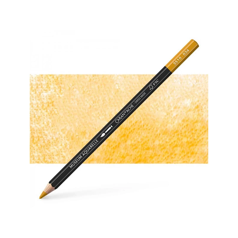 Caran d'Ache Museum akvarel olovka - 034, yellow ochre