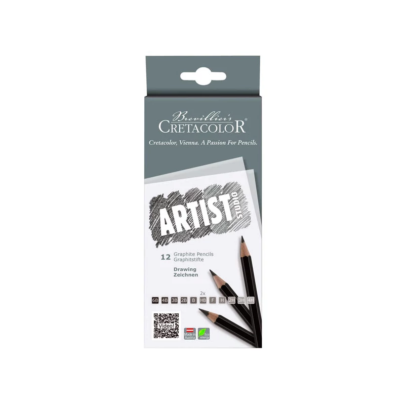 Cretacolor Artist Studio set grafitnih olovaka, 12 kom