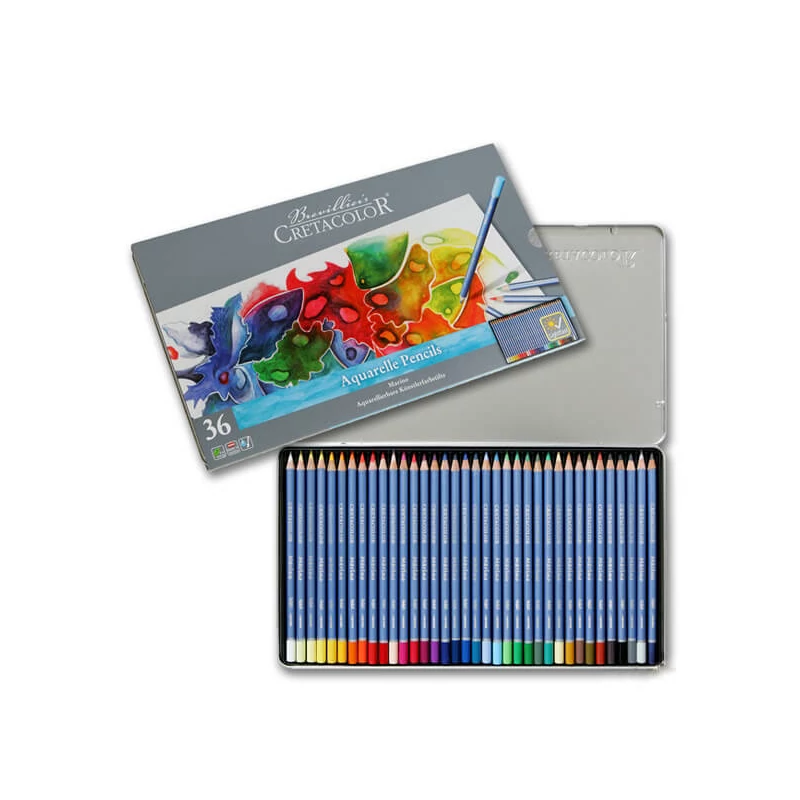 Cretacolor Marino set vodenih olovaka - 36 kom, metalna kutija