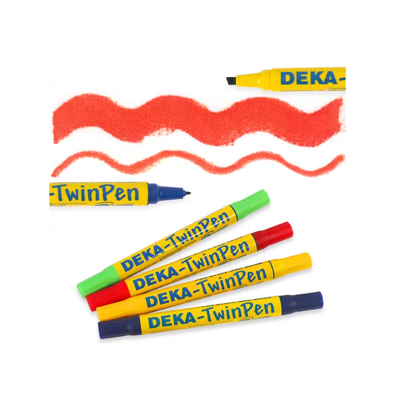 Deka TwinPen dvostrani filc vrh - 19 crvena