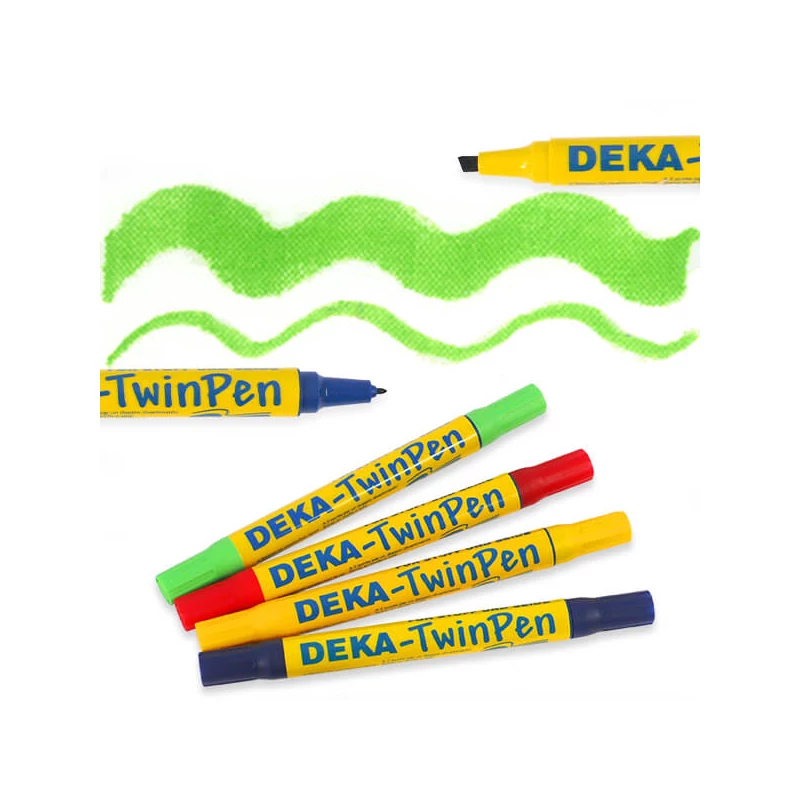 Deka TwinPen flomaster s dvostranim vrhom - 62 svijetlo zelena