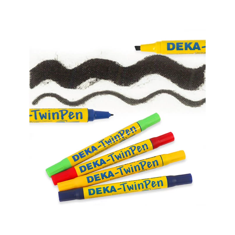 Deka TwinPen dvostrani filc vrh - 90 crni