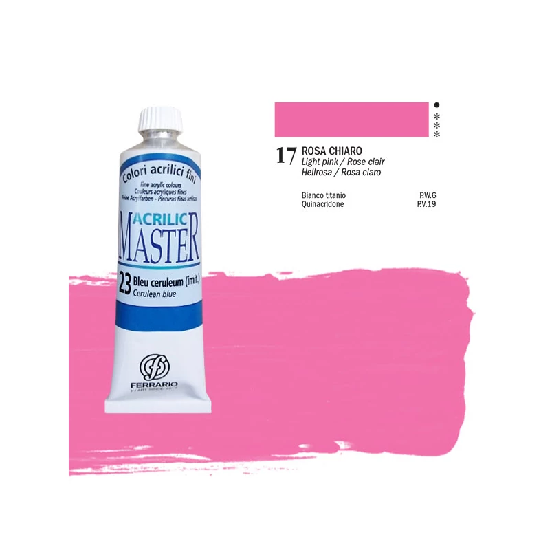 Ferrario Master akrilna boja, 60 ml - 17 , light pink
