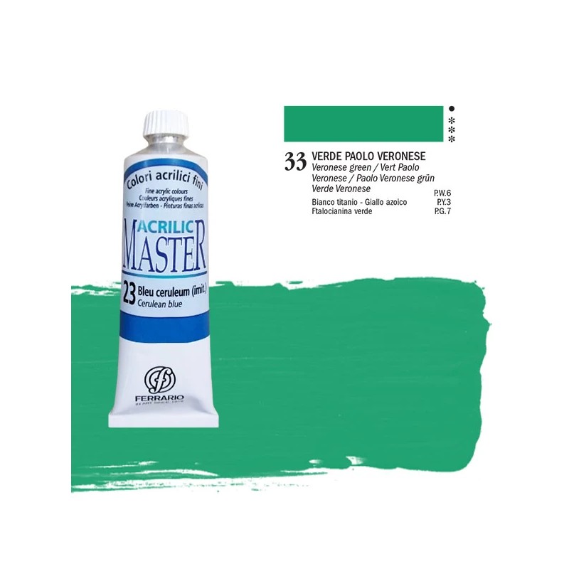 Ferrario Master akrilna boja, 60 ml - 33, veronese green