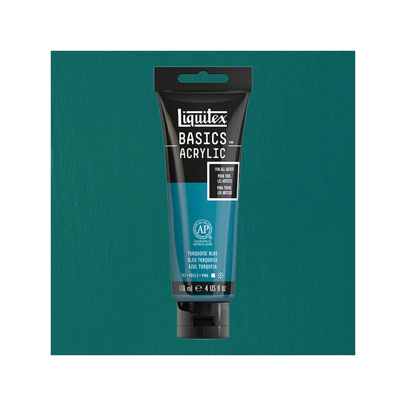 Liquitex Basics akrilna boja, 118 ml - 046, turquoise blue