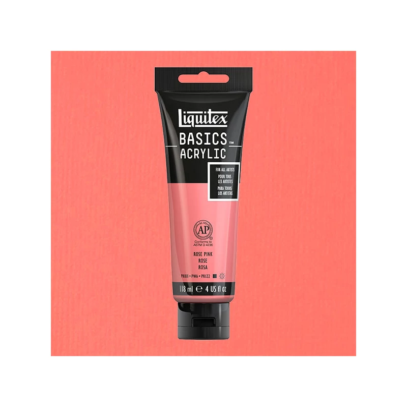 Liquitex Basics akrilna boja, 118 ml - 048, rose pink