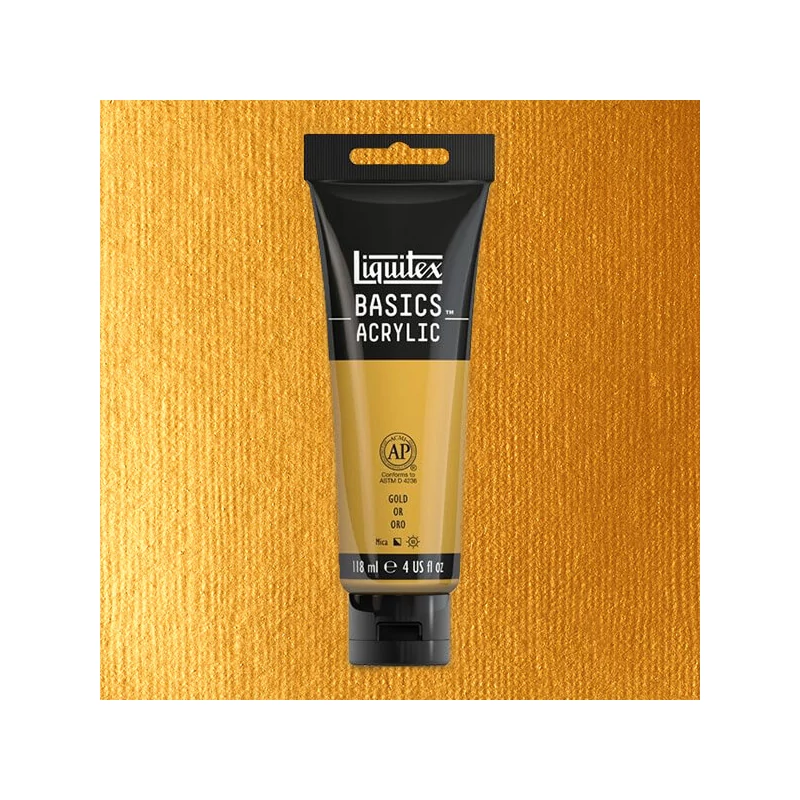 Liquitex Basics akrilna boja, 118 ml - 051, gold