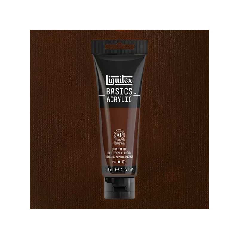 Liquitex Basics akrilna boja, 118 ml - 128, burnt umber