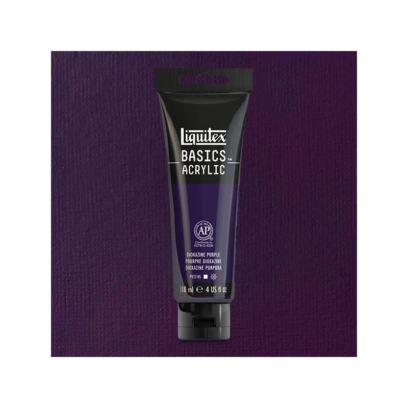 Liquitex Basics akrilna boja, 118 ml - 186, dioxazine purple