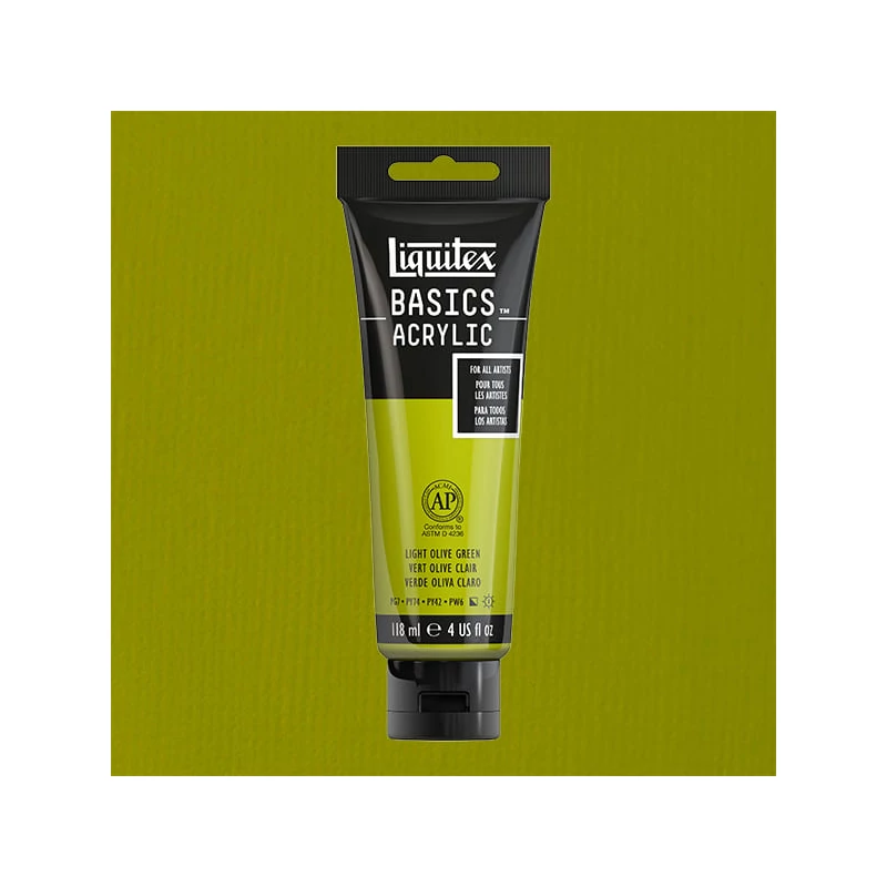 Liquitex Basics akrilna boja, 118 ml - 218, light olive green